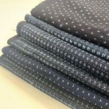 Reste de tissu indigo de