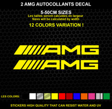 AMG   autocollant  Véritable decal autocollant STICKERS  IMPERMÉABLE