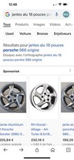 Jantes Alu 18 Pouces Porsche 986