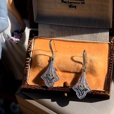 Boucles d'Oreilles Art Deco