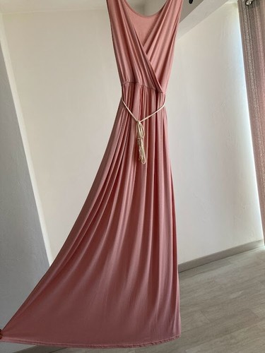 Longue robe croisé - , rose