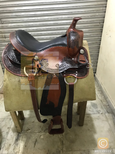Selle western cuir - selle,