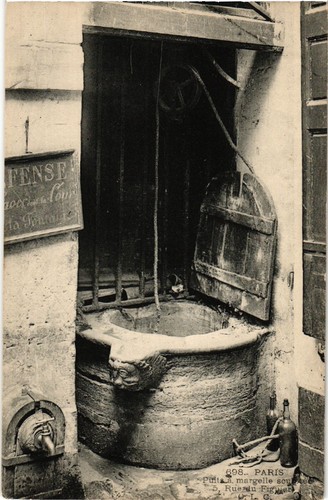 Cpa paris rue figuier - du,