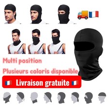 ?? Cagoule  masque lycra multi position  pour moto casque ski vélo etc ... ?