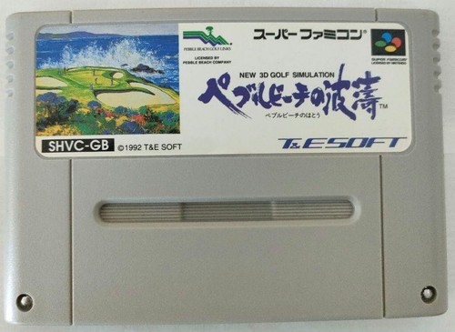 Pebble beach golf links snes - golf,