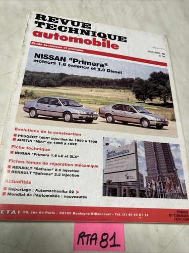 Nissan primera essence 6 - essence, 1.6