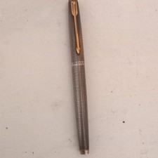 stylo plume PARKER 75 argent massif Ciselé MD 925 plume or 750