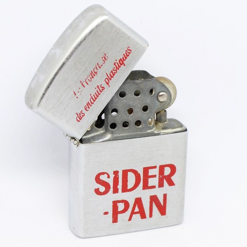Briquet flip top - (zippo), sider