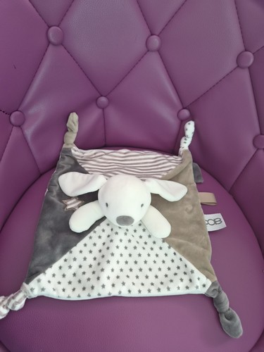 Doudou plat mouchoir lapin - plat,