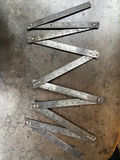 ancien mètre pliable pied de