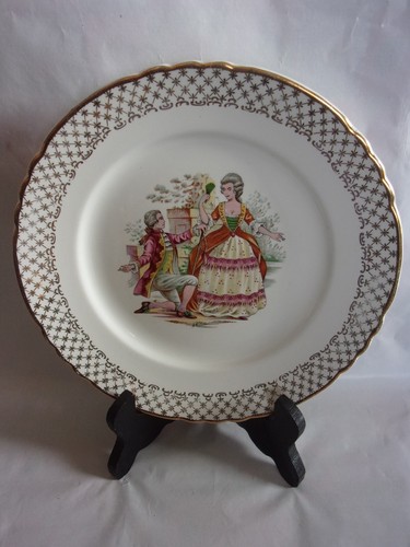 Ancienne assiette décorative - ancienne,
