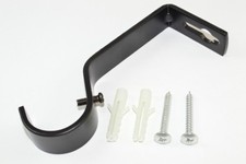 Rideau Pôle Rail Barre Support Métal Noir 28mm Paquet Taille 12