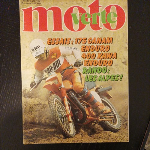 Moto verte kawasaki kdx - ,