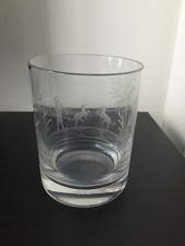 Grand Verre Gobelet Baccarat décor gravé