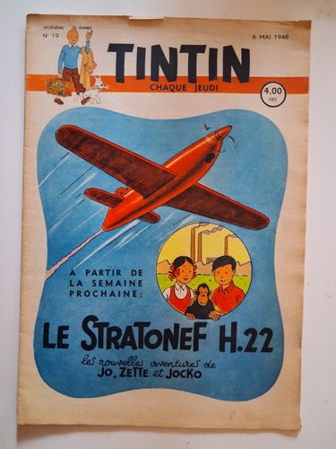 Journal tintin année 1948 - tintin,