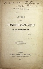 ✒ RARE EO ENVOI 1868 Edgar