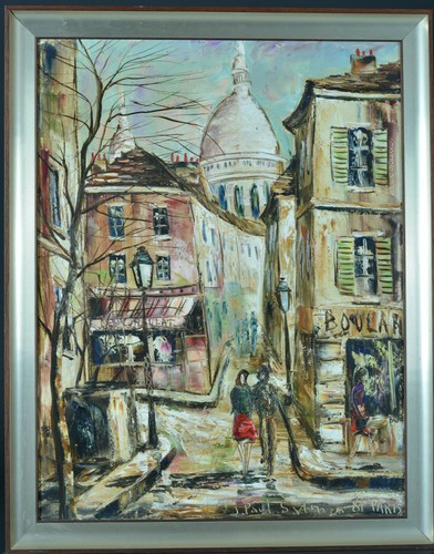 Beau tableau ancien paris - tableau,