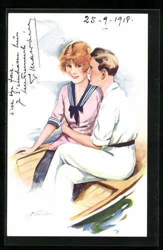 Carte postale artiste - postale, d'artiste