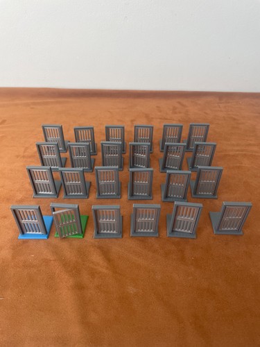 Lot portes type prison - lot,