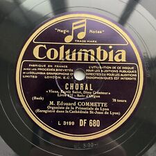 78 rpm EDOUARD COMMETTE  Orgue