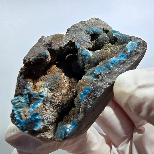 Rare shattuckite sphérique - , à