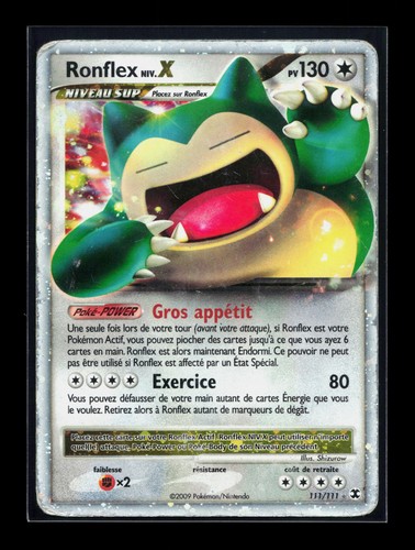 Carte pokémon ronflex - ronflex, x