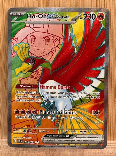 Carte pokémon ex de - ho-oh,
