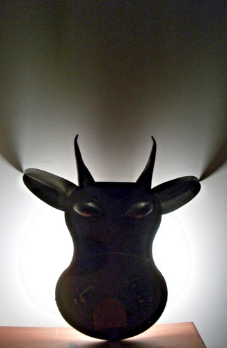 Sculpture lampe applique