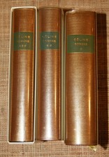LA PLÉIADE CÉLINE ROMANS en 3 VOLUMES 1983 Voyage mort Nord Rigodon