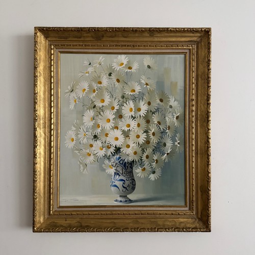 Huile sur toile nature morte