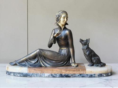 Sculpture art déco - sculpture, et