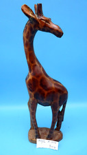 Girafe  en bois peint ref