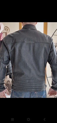 Blouson moto cuir - blouson,