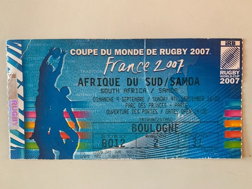 Ticket match rugby - match, world