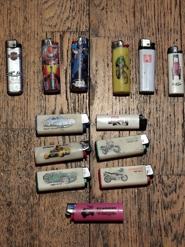 Lot briquets vintage - 13, auto