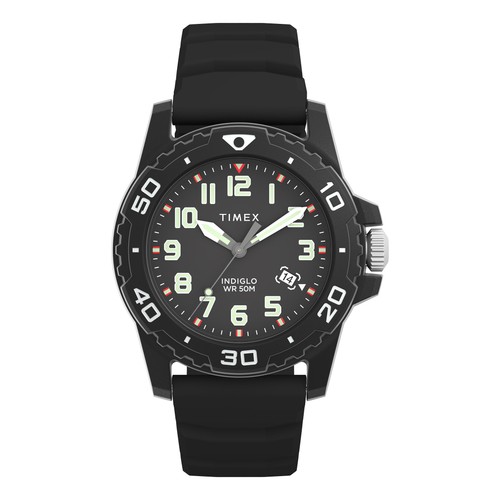 Timex gents main street black - main,