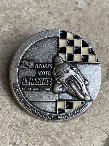 Broche heures moto mans - heures, le