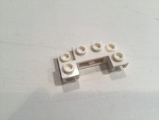 Brique blanche 2x4-1x4 avec 2 montants encastrés arches latérales 14520 Lego #A8