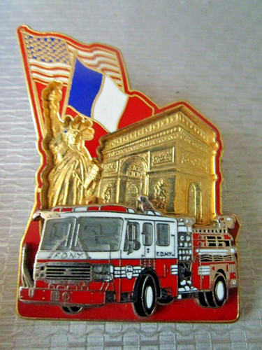 Big pin pompiers new york - pin's, de