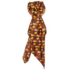 Écharpe marron pour femme