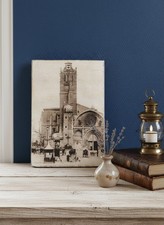 Plaque Vintage en Bois