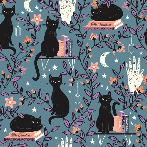 Tissu chat savant dashwood - tissu,