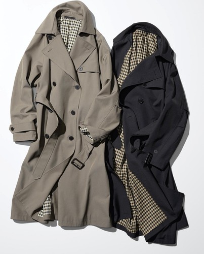 Uniqlo trench coat - coat, relaxed