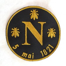 Ecusson noir Napoléon 200 ans