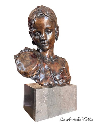 Sculpture bronze marbre - en,