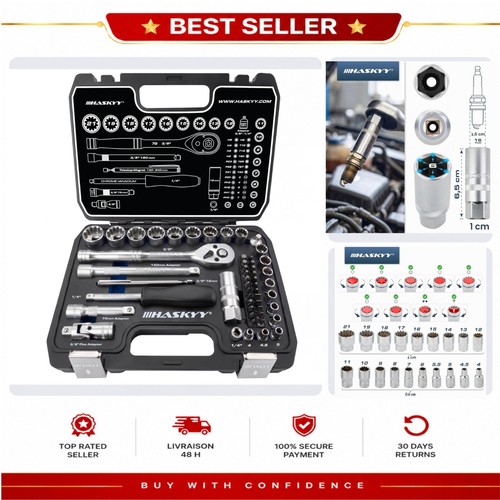 Haskyy coffret douilles - haskyy, 52