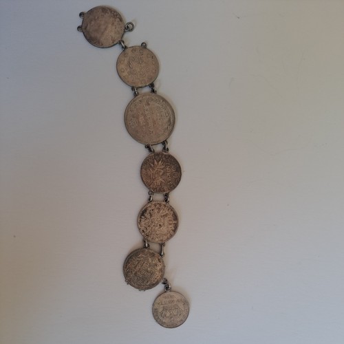 Bracelet argent massif ancien - bracelet,