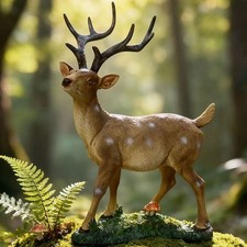 Statue de cerf réaliste et