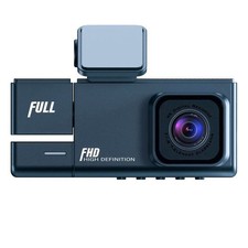 1080P Voiture Enregistrement Voiture 2 Inches Écran Trois Lentille Avec la Même