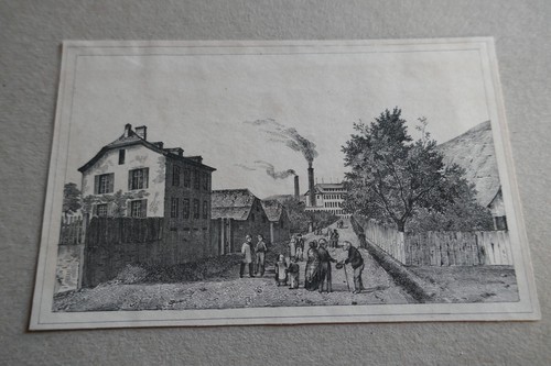 Gravure lithographie ancienne - gravure,